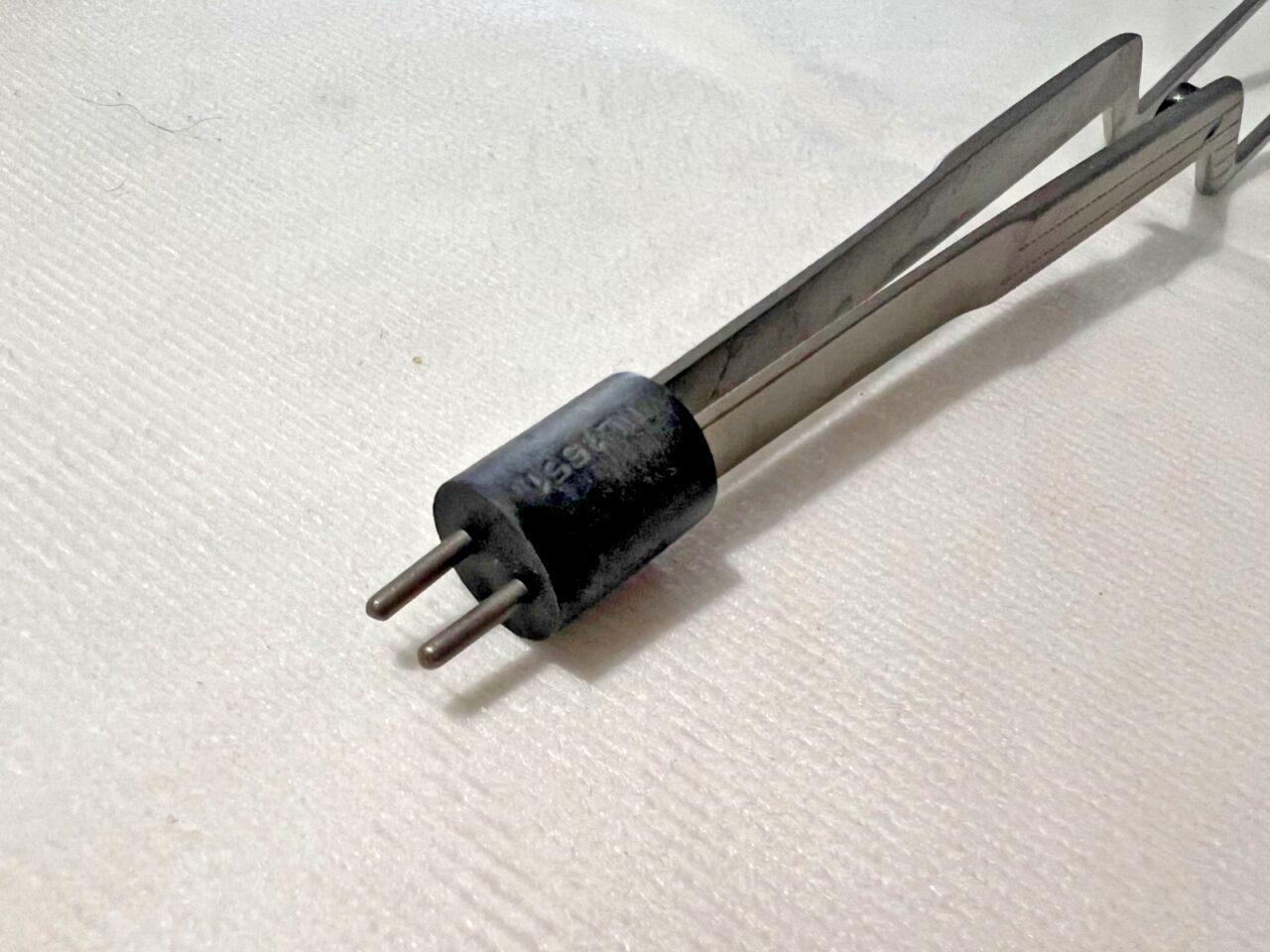 V. MUELLER M43106-01 Bayonet Bipolar Forceps 9-1/2" Length — photo 3