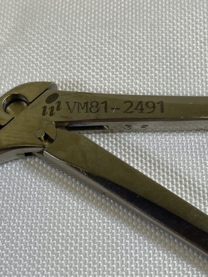 III VM81-2491 Tendon Pulling Forcep Rat Tooth Grasping Clamp 5.5" General Surgery — photo 2