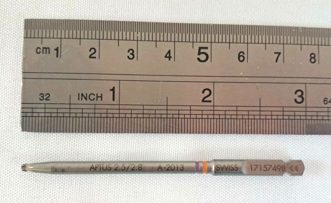 APTUS A-2013 2.5 / 2.8 Screwdriver Blade with HexaDrive — photo 5