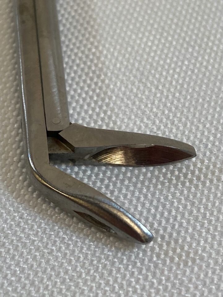RICHARDS OLYMPUS 23-0672 Weil Blakesley Ethmoid Forceps 45deg Up x 5mm x 13mm Jaws — photo 5