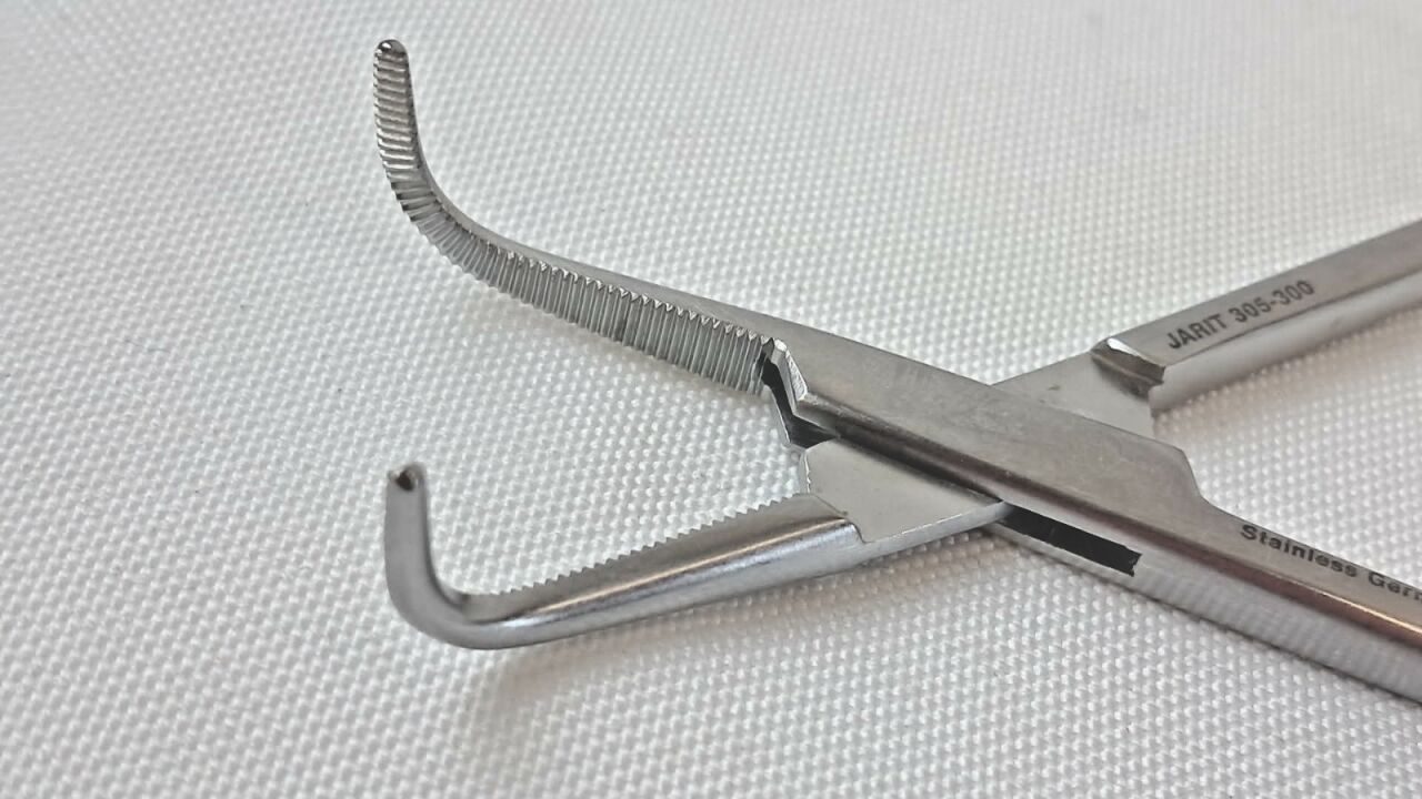 JARIT 305-300 Meeker Artery Clamp Forceps 10-3/4" — photo 4