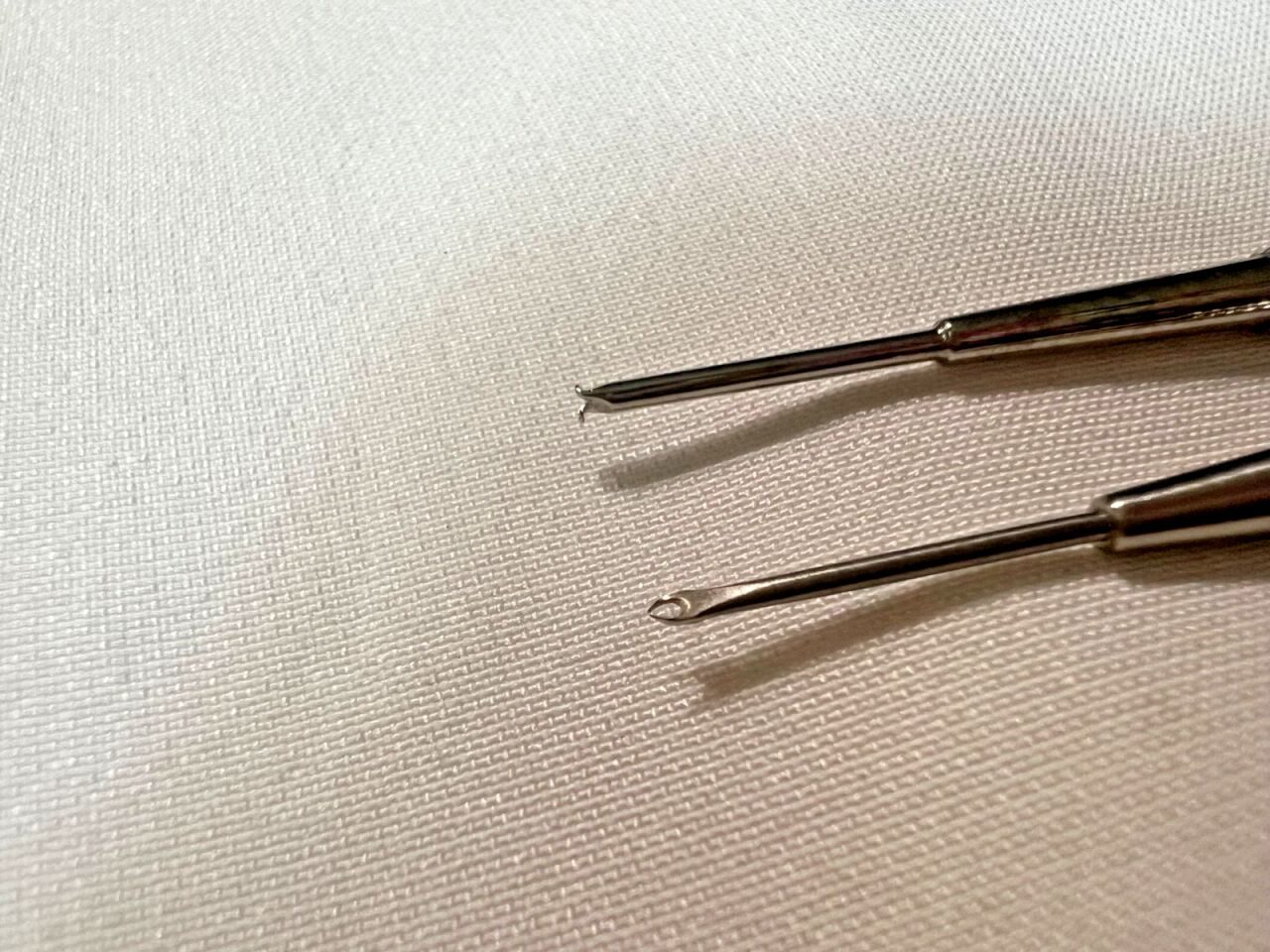 KARL STORZ E543 Set Of 2 Storz & Weck 7640 Ophthalmic Twister Hooks 4-1/4" Length — photo 3