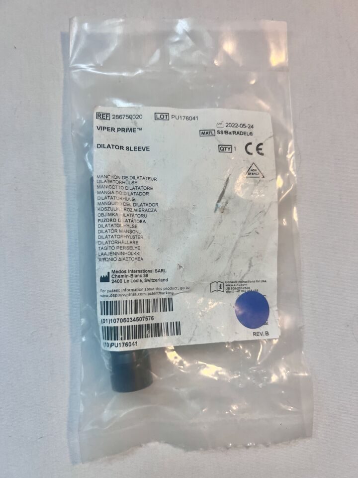SYNTHES 286750020 VIPER PRIME Dilator Sleeve