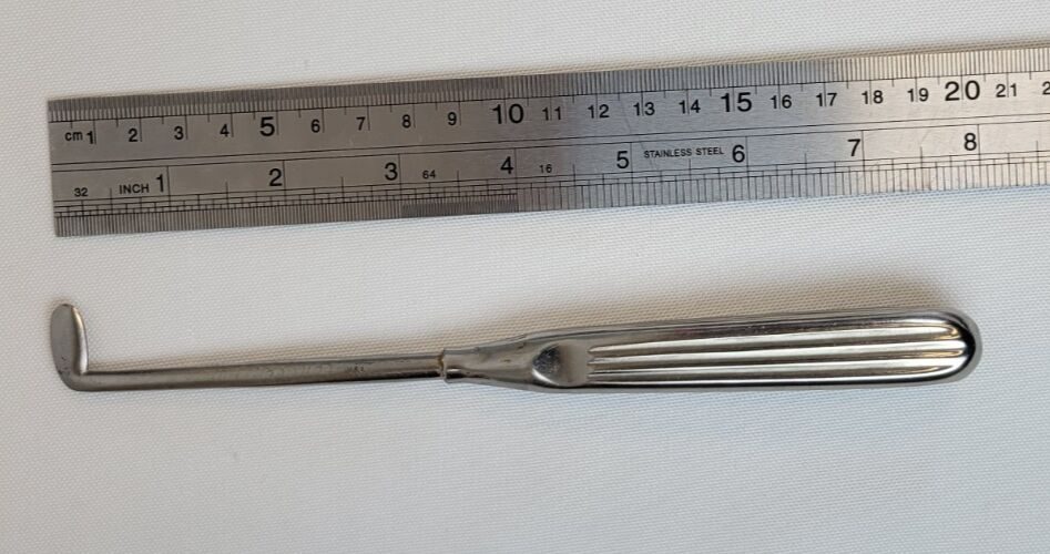 KARL STORZ N4672 Blair Cleft Palate Elevator 7mm x 15mm Blade 7-1/2" — photo 6