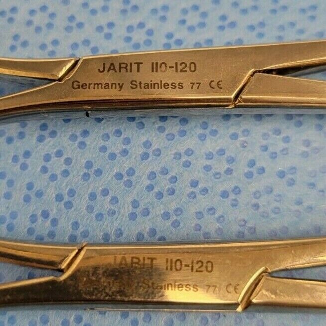 JARIT 110-120 Edna Towel Forceps 5.25", Lot of 2 — photo 2
