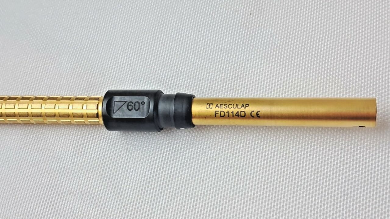 AESCULAP FD114D Retro Blade Copper Colored 60deg Length 205mm — photo 6