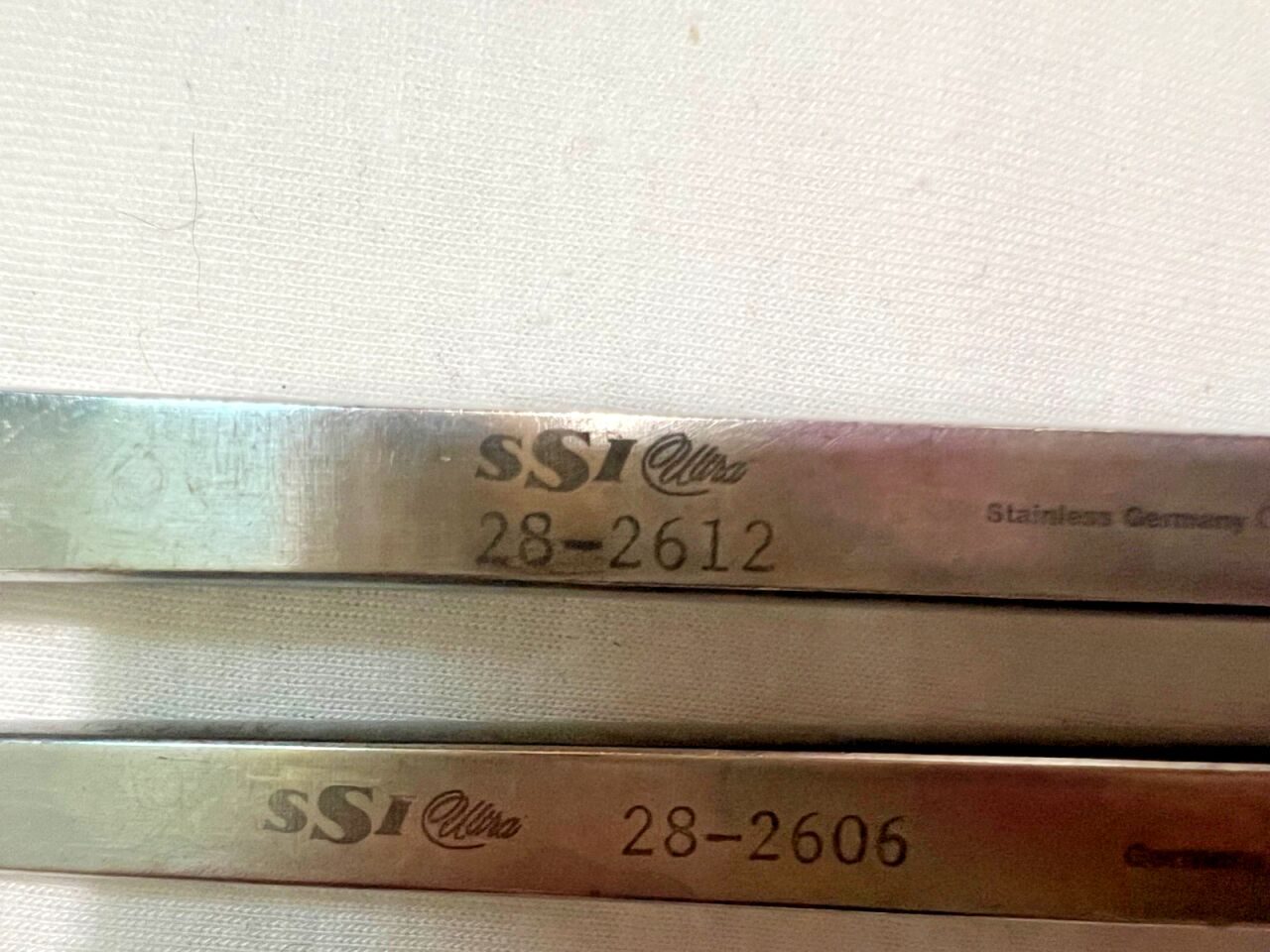 SSI ULTRA 28-2606 & 28-2612 Set of 2 Alexander Bone Chisels 6mm & 12mm — photo 3