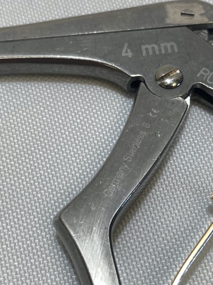 INTEGRA RUGGLES RB4894 Micro Stealth 4mm x 40deg Up x 8" Kerrison Rongeur Neuro — photo 3