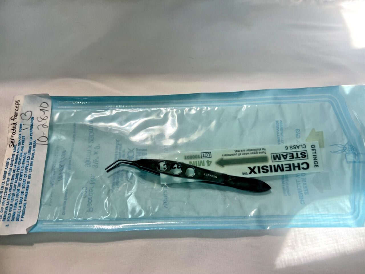 KATENA K5-7250 Kansas Nucleus Fragment Forceps Angled Serrated 4-3/8" Length — photo 5