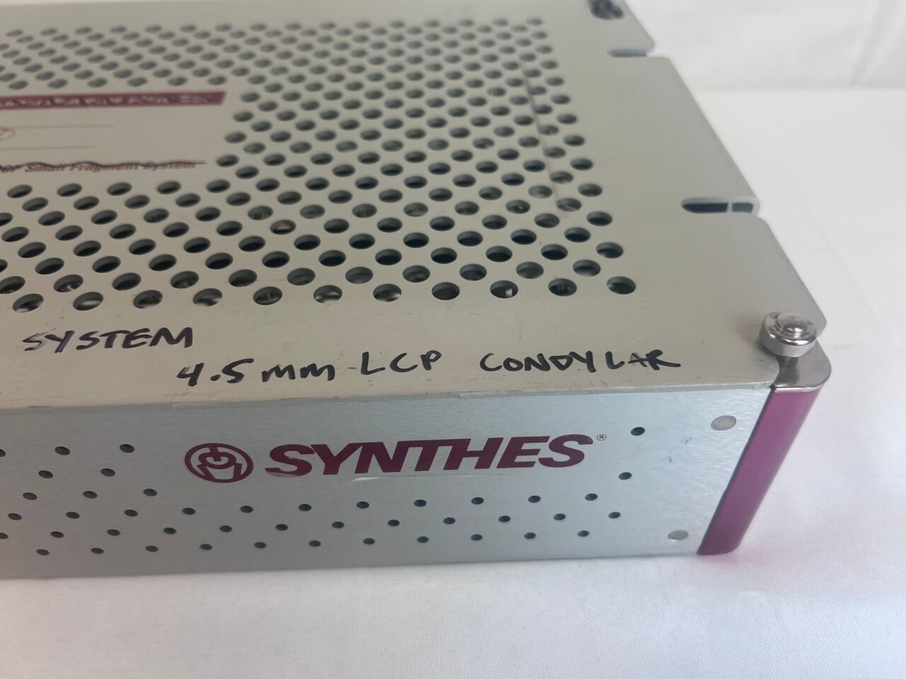 SYNTHES 4.5mm LCP Condylar Locking Straight Plate Set — photo 3