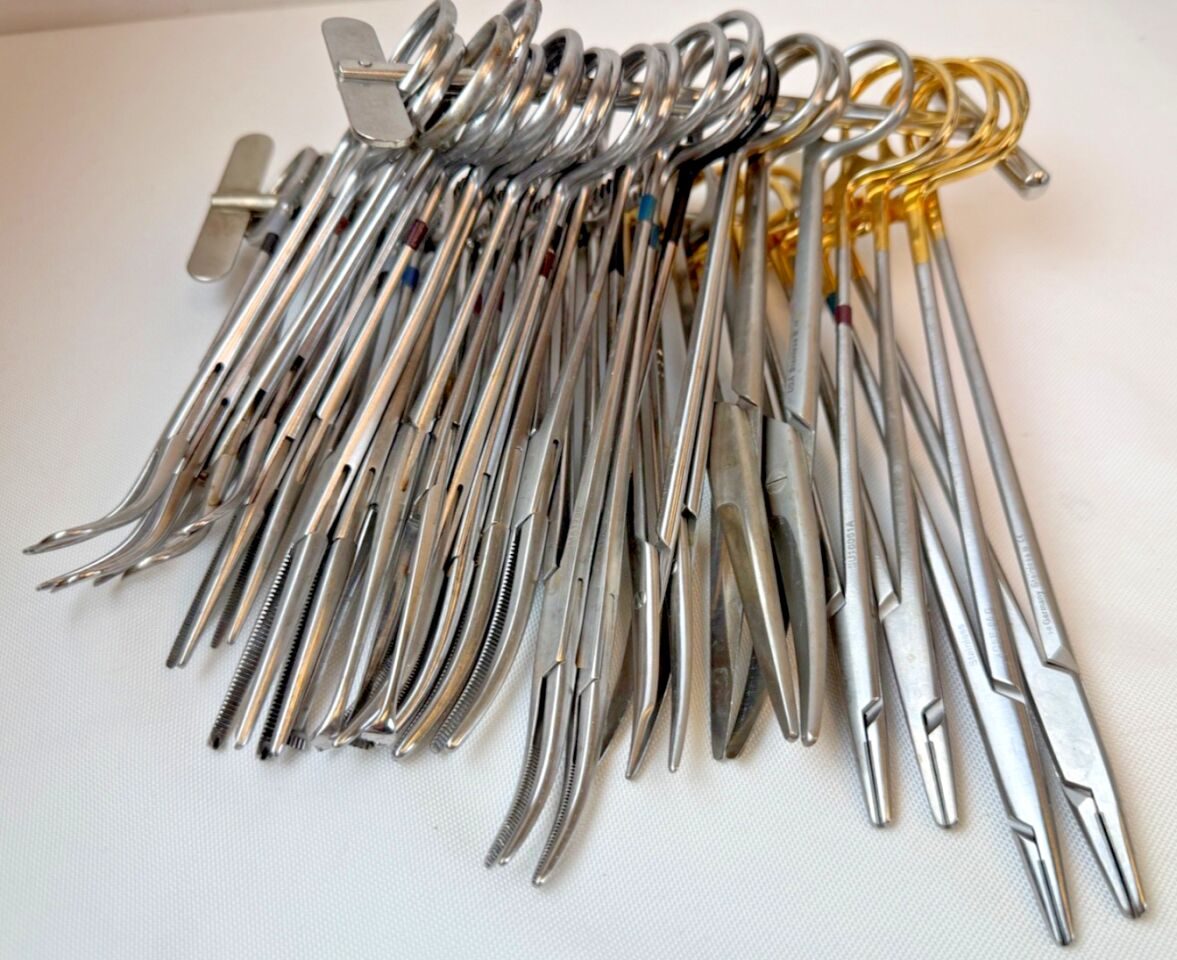 VARIOUS  V. Mueller Jarit Millennium Boss Lumbar Instrument Tray 74 pcs — photo 11