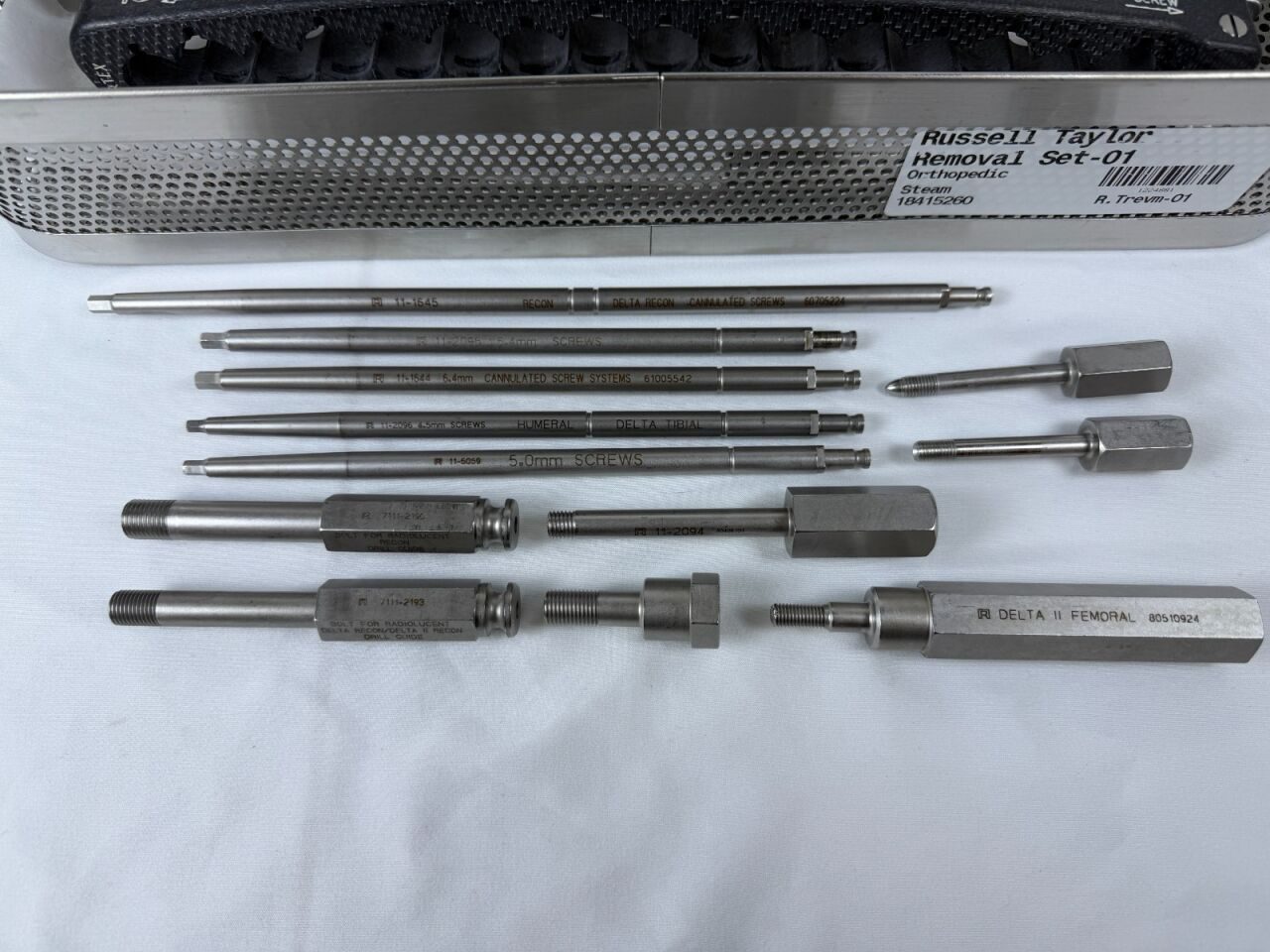 SMITH & NEPHEW 11-5175 Russell Taylor Femoral/Delta Femoral/Tibial Instrument Set — photo 9