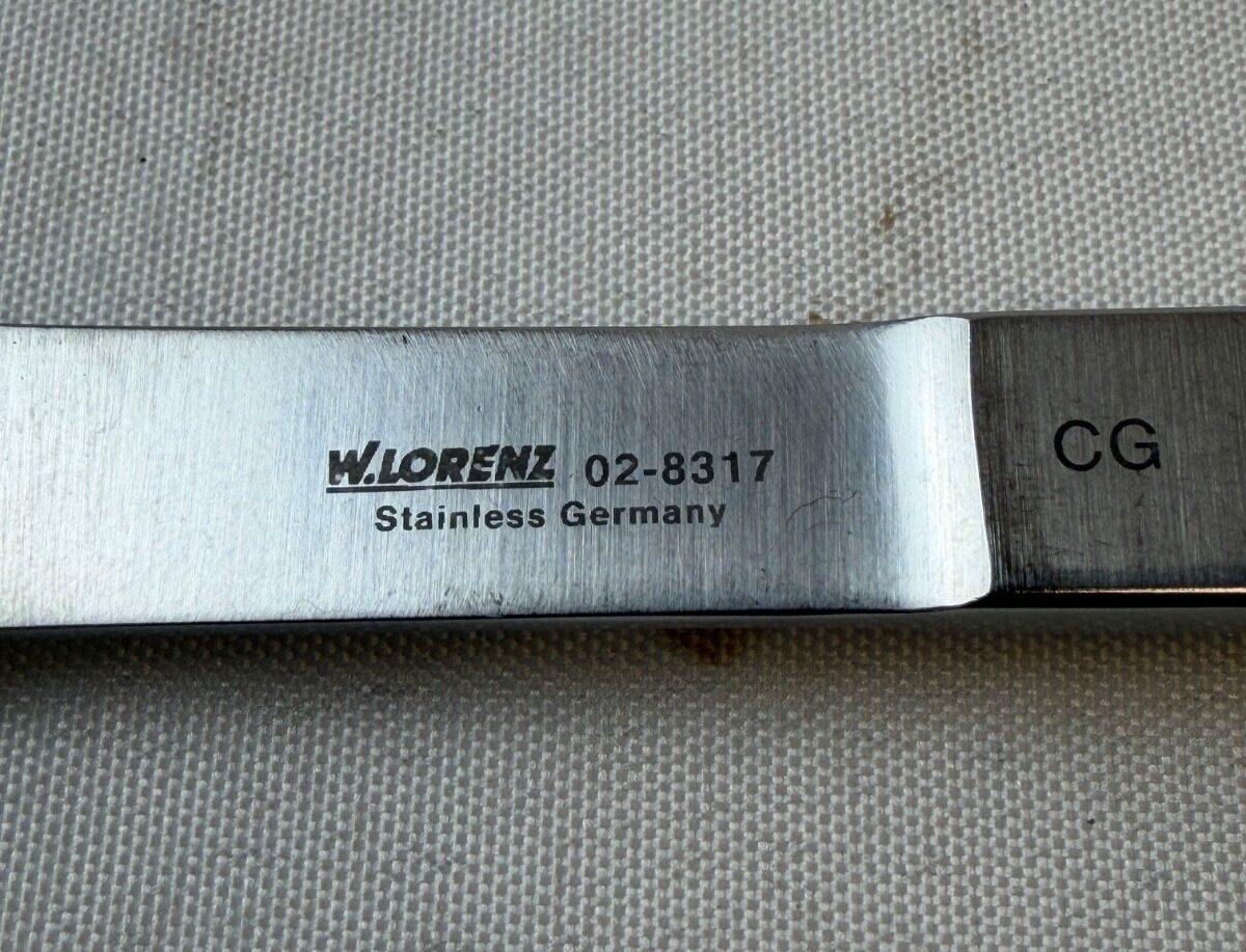W. LORENZ 02-8317 Markowitz Cranial Osteotome 20mm Curved x 7" Calibrated — photo 2