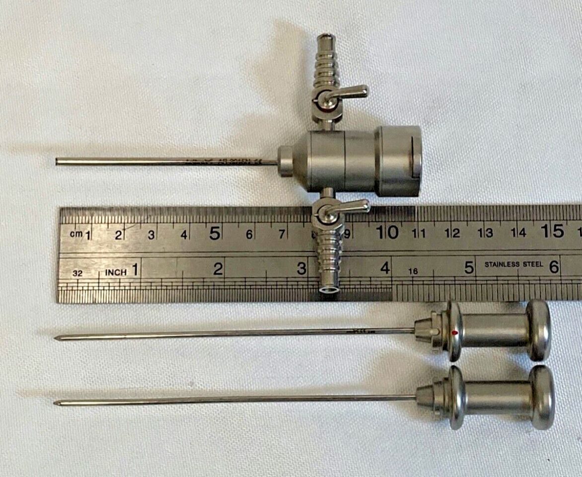 ARTHREX AR-3015N w Sharp & Blunt Obturators 2.75" Small Joint Dual Valve Cannula with Obturators — photo 8