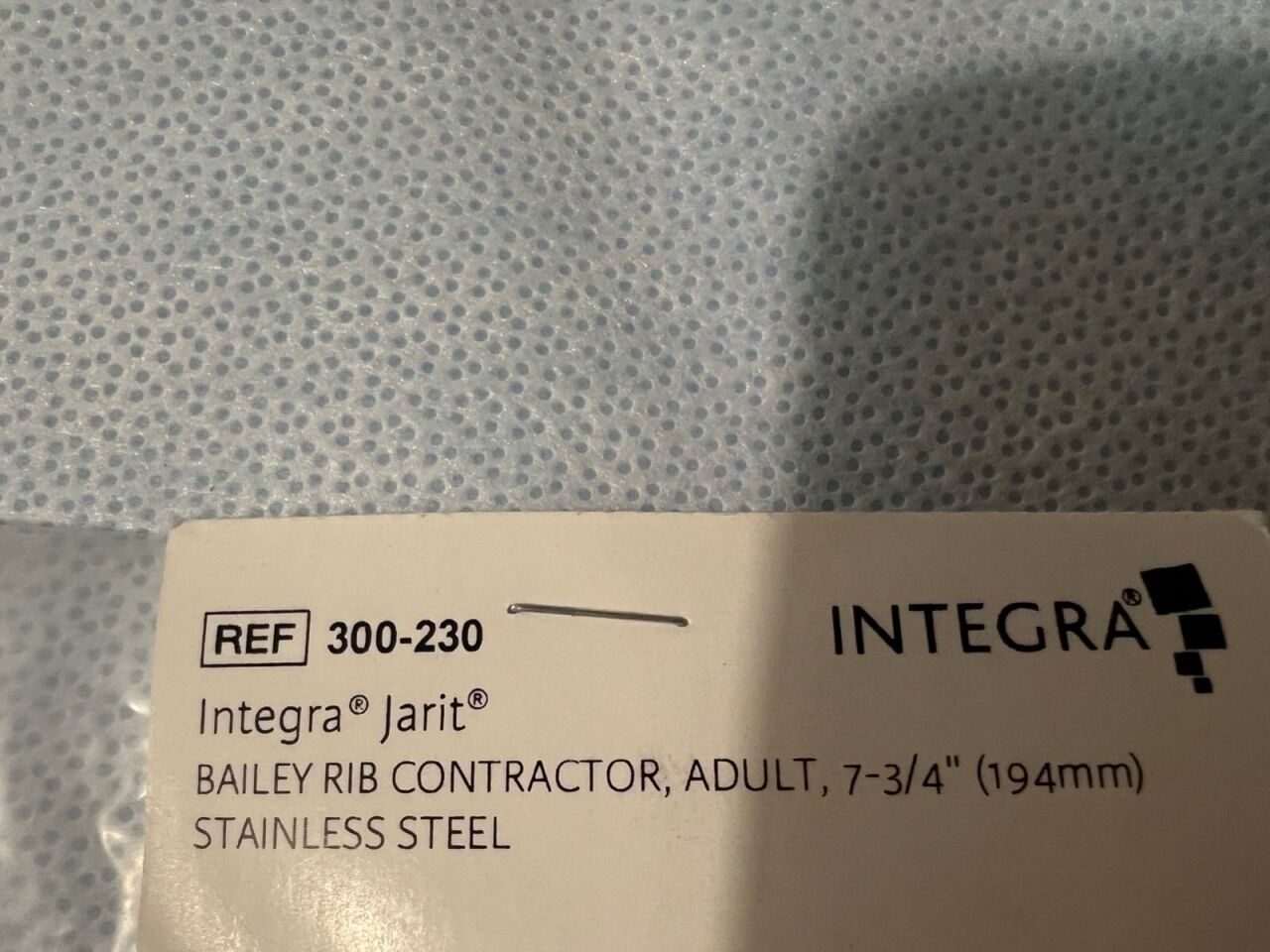 INTEGRA 300-230 7-3/4" Length Bailey Adult Rib Contractor 3 Prong Blades — photo 2