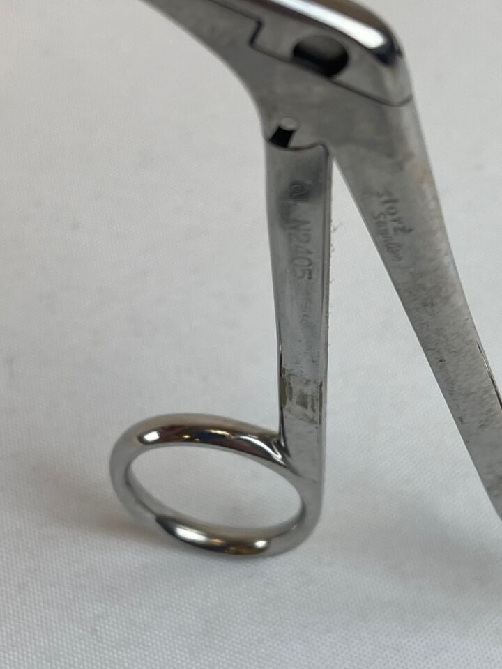STORZ N2405 Watson Williams #2 Polyp Forcep 180mm Long 9mm x 13mm Cup ENT — photo 3