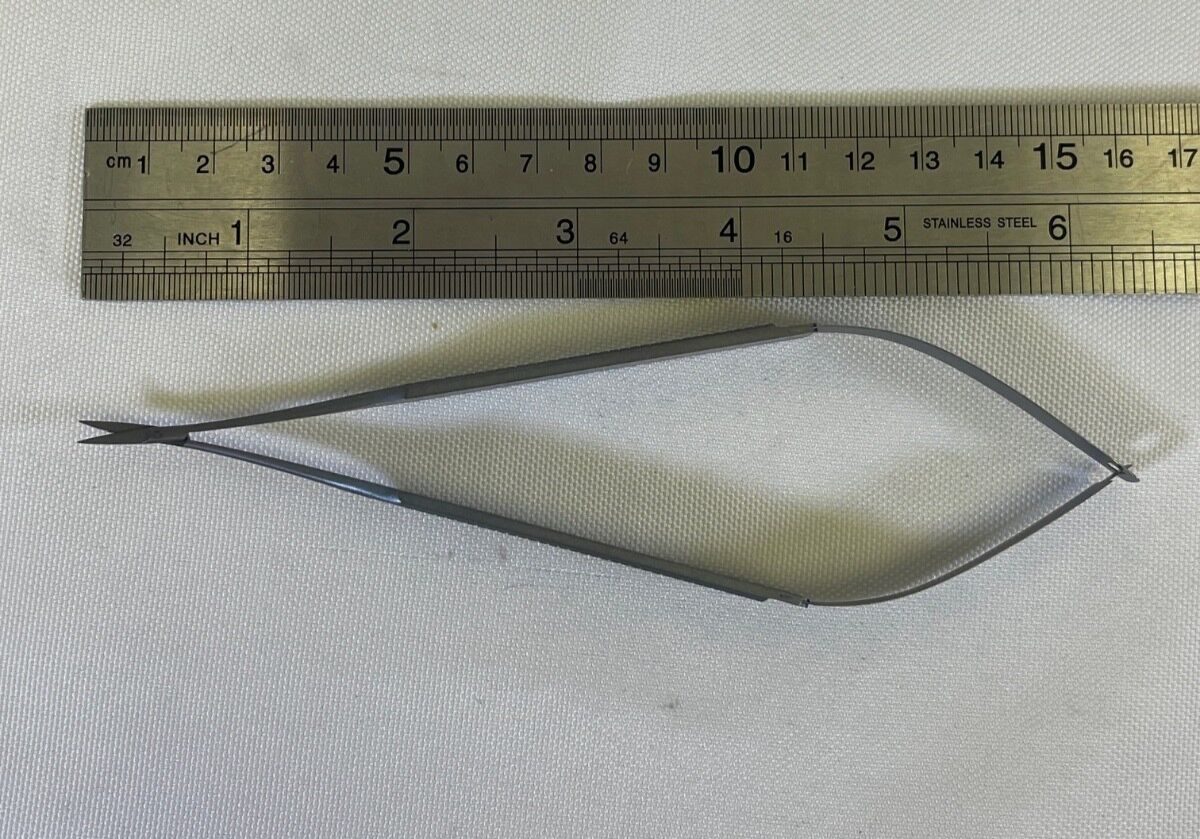 CODMAN 80-1521 Verity Titanium Scissors Curved Fine Tip 168mm Neuro — photo 8