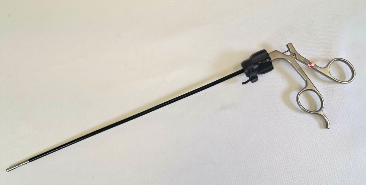 ENDOPLUS  5mm Modular Steel Handle with Rotation Dorsey Fenestrated D/A Grasper