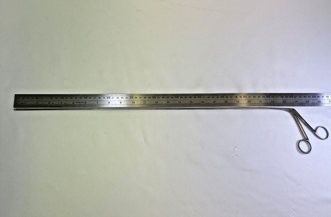 PILLING 50-5134 Straight Sam Roberts Laryngeal Cup Biopsy Forceps 60cm L 4mm Cup — photo 7