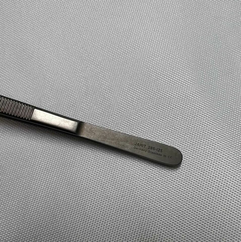 JARIT 285-125 Straight Gerald Tissue Forceps — photo 2