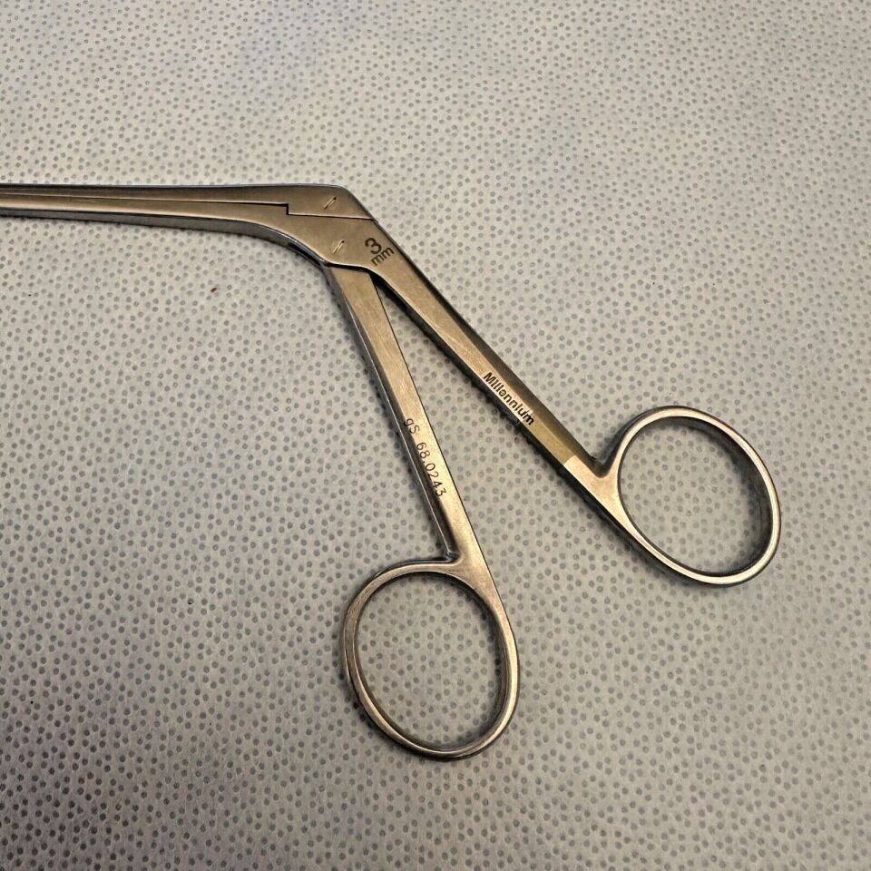 MILLENNIUM 68.0243 Caspar IVD Rongeur 7" Up Fenestrated 3x12mm — photo 2