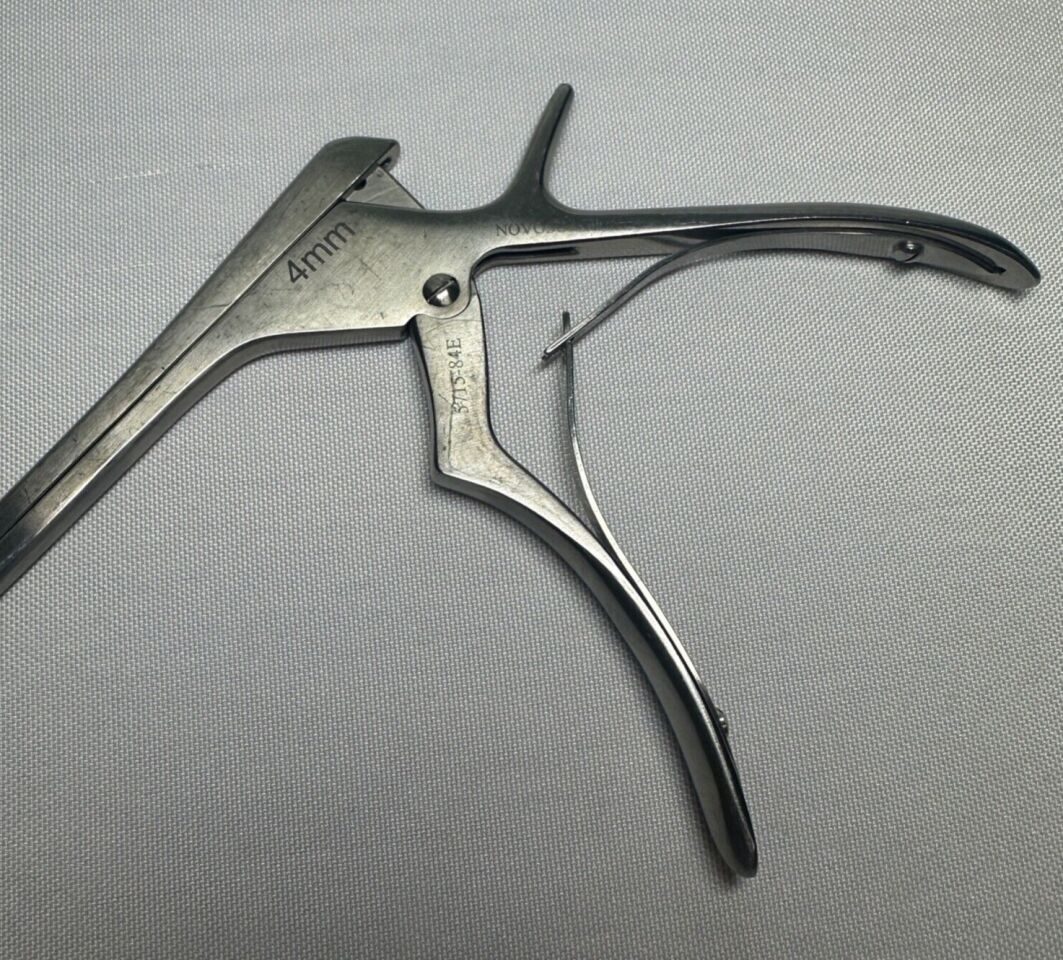 NOVO SURGICAL 5715-84E Laminectomy Kerrison Rongeur 4mm X 40deg Up — photo 5