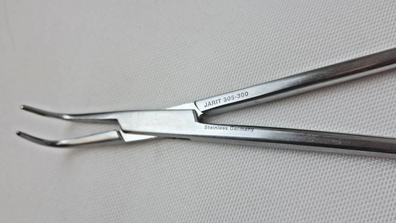JARIT 305-300 Meeker Artery Clamp Forceps 10-3/4" — photo 2
