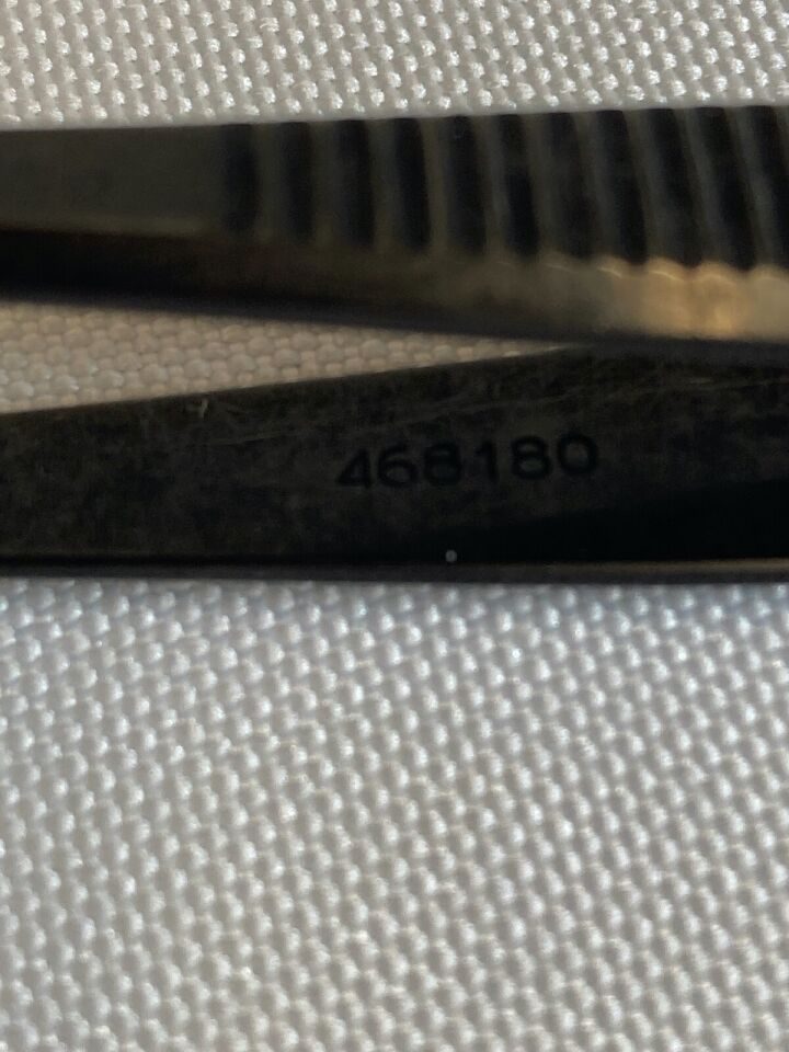 WECK PILLING 468180 Blackened Toothed Tissue Forcep 6" — photo 3