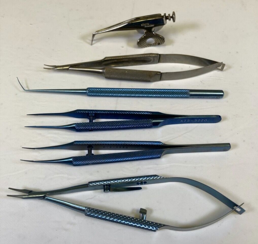 STORZ KATENA  6 Piece Trabeculectomy Instrument Set Extras w/ Sterilization Case — photo 2