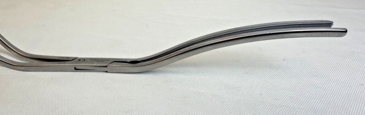 PILLING WECK 353539 Cherry Supraceliac Clamp LIFELOK 2x3 AtrauGrip Jaws Curved — photo 6