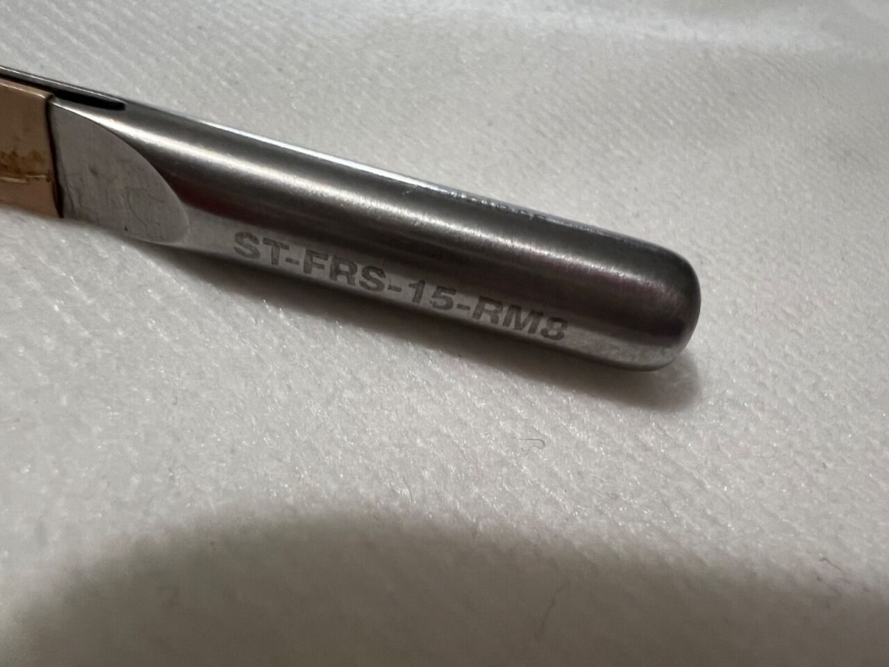 ASSI ST-FRS-15-RM8 Straight Satellite Needle Holder Forceps Sharp Tips 6" Length — photo 3