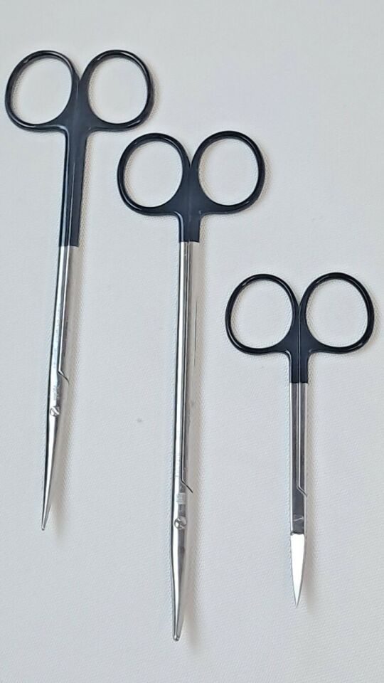 V. MUELLER  AESCULAP  JARIT 2036-S BC937R 102-131 3Pc. Surgical Scissors Set — photo 2