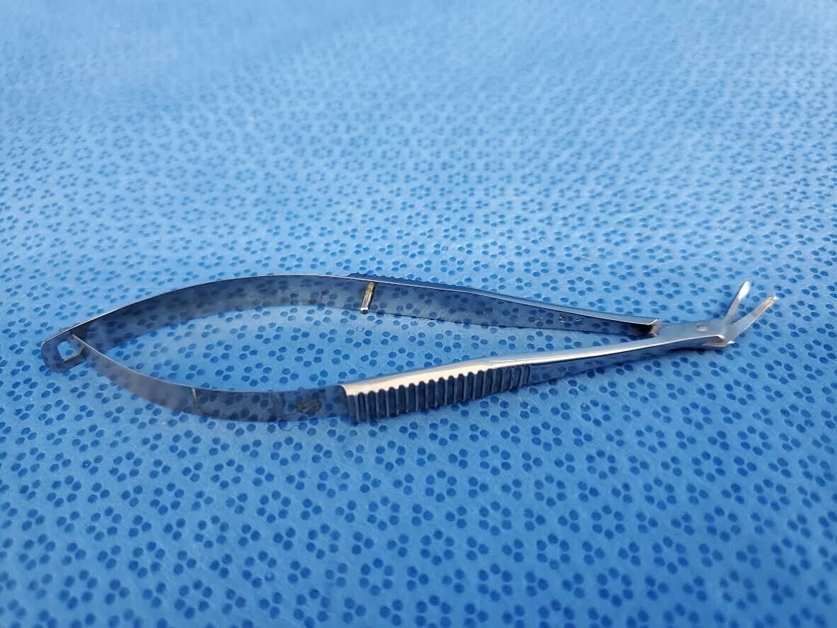 WECK PILLING  Left Curved Corneoscleral Ophthalmic Scissors