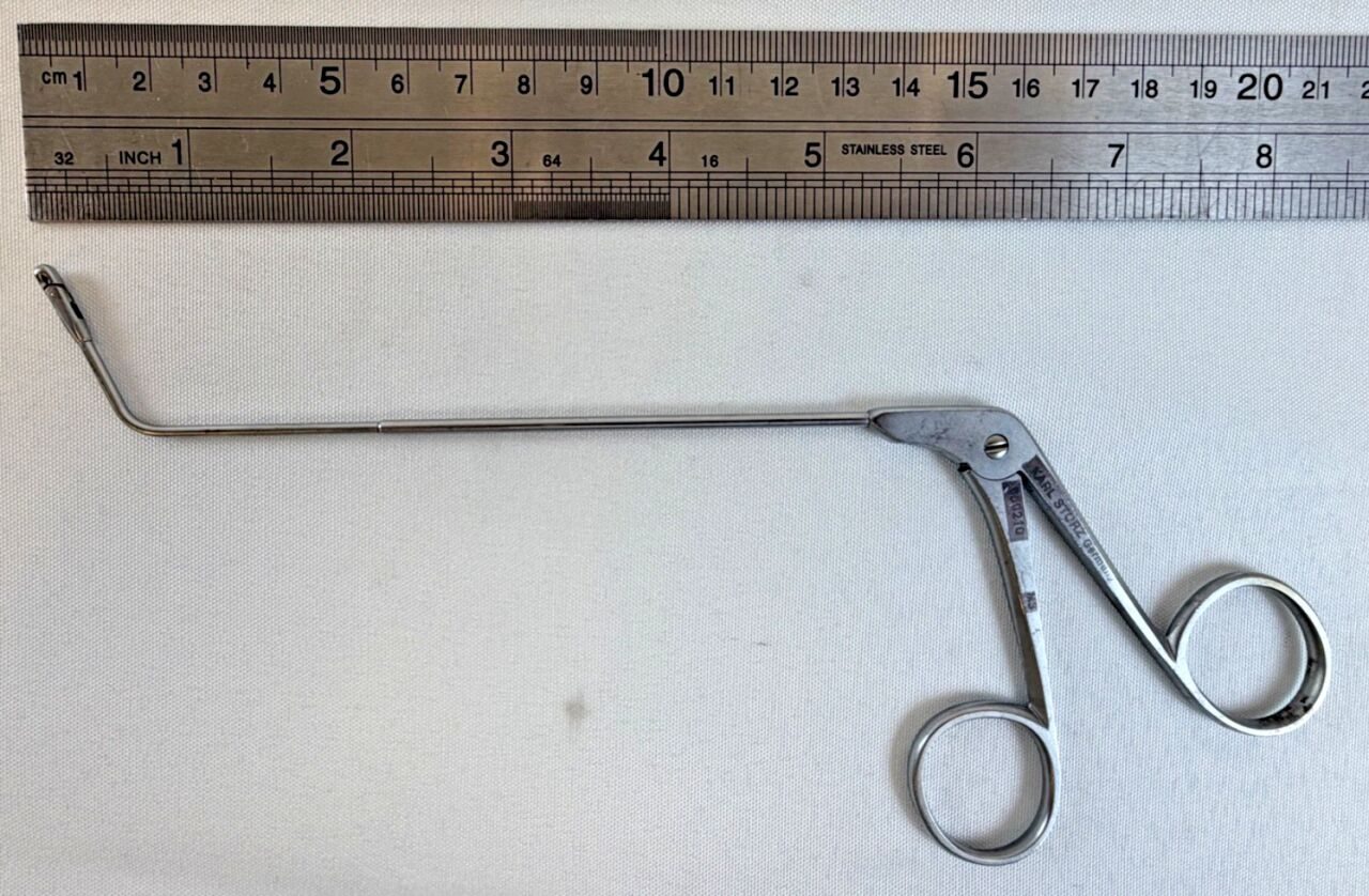 KARL STORZ Double Spoon Giraffe Forceps 55° Sinus Forcep 650210  ENT — photo 7