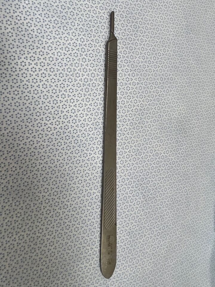 AESCULAP BB075R Scalpel Handle Angled No. 3 — photo 3