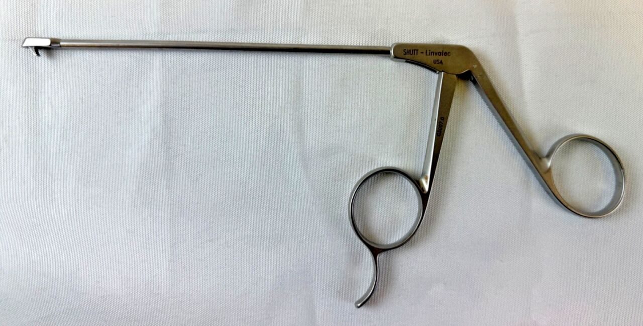 SHUTT-LINVATEC C3007.0 Retrograde Arthroscopy Forceps Left Side Backbiter 3.4mm