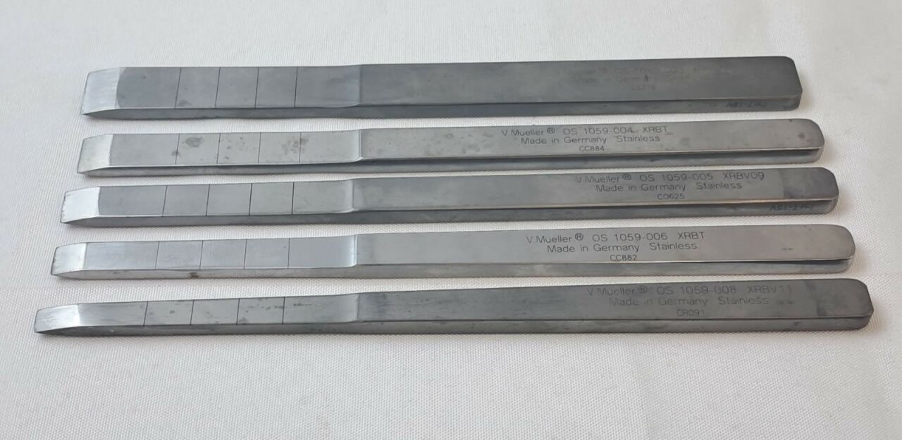 V. MUELLER Straight-Osteotome--2 5Pc. Straight Osteotome Set — photo 2