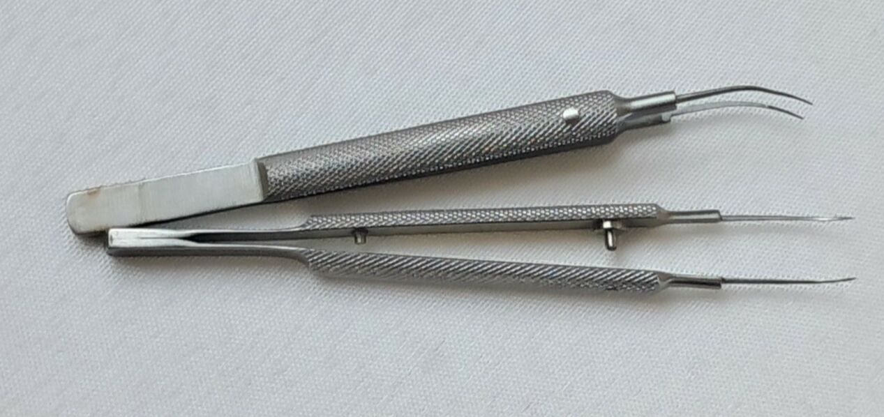 KARL STORZ E3192 FT Lot of 2 Girard Fine Tying Forceps 5mm Curved Ultra-Fine — photo 4