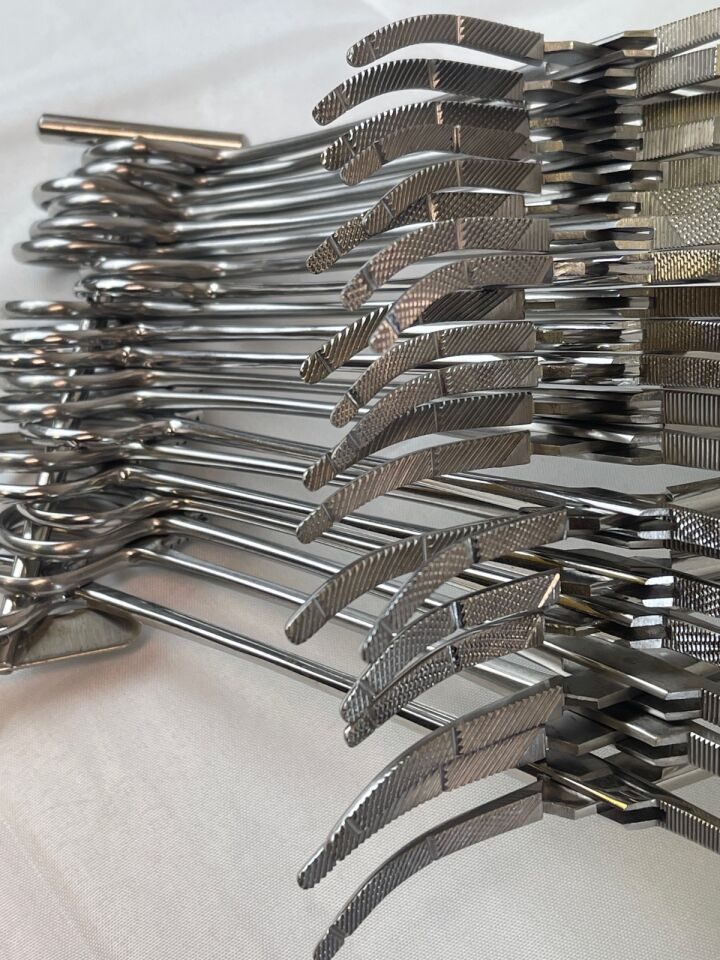 VARIOUS   Sklar Codman V Mueller Heaney Hysterectomy Clamps 2 Teeth Heavy Pattern — photo 6