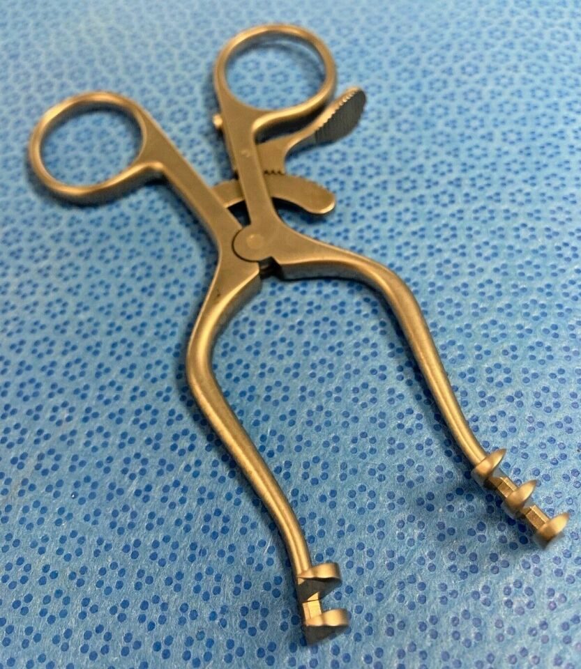 AESCULAP BV070R Weitlaner Retractor 2X3 Sharp Prongs 110mm — photo 5