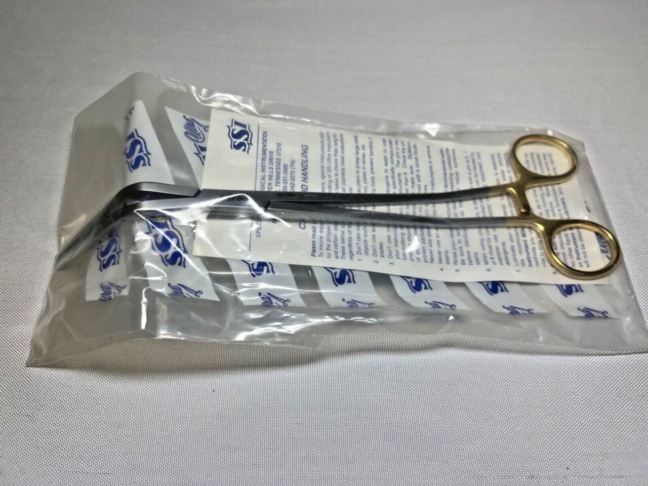 SSI ULTRA SYMMETRY 55-7540 Fogarty Style Hemgrip Angled Clamp