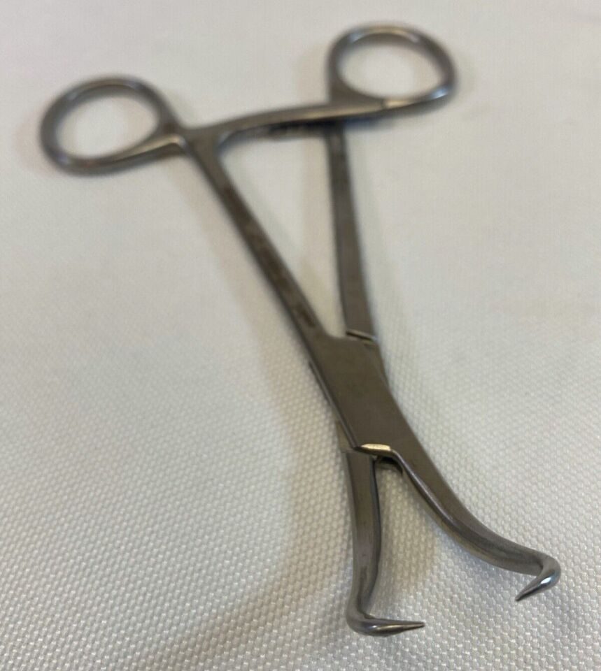 ARTHREX AR-8943-07 Bone Reduction Forceps Curved Pointed 5.25" Orthopedic Trauma — photo 7