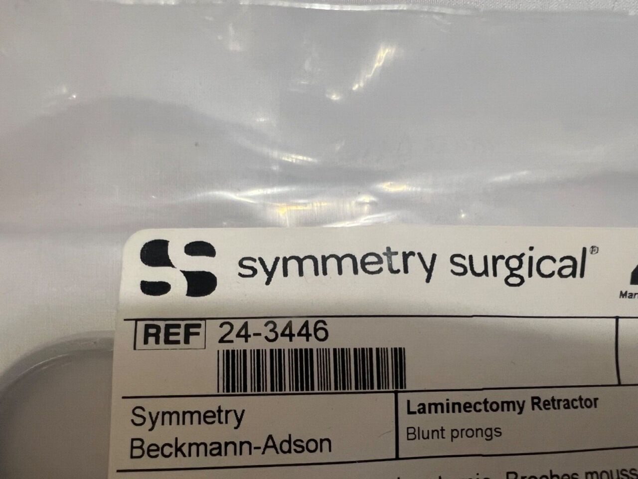 SYMMETRY SURGICAL 24-3446 Beckman-Adson Laminectomy Retractor 12-3/4" Length — photo 4