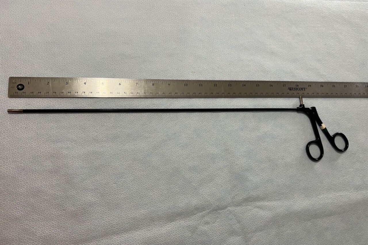 JARIT 600-206 Laparoscopic Monopolar Insulated Hook Scissor 5mm X 45cm — photo 6