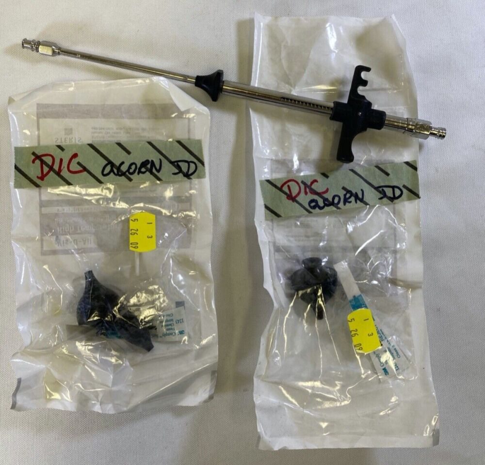 R. WOLF 8378 Cohen Intrauterine Cannula w/ 3 Rubber Acorn Adapters OBGYN — photo 1