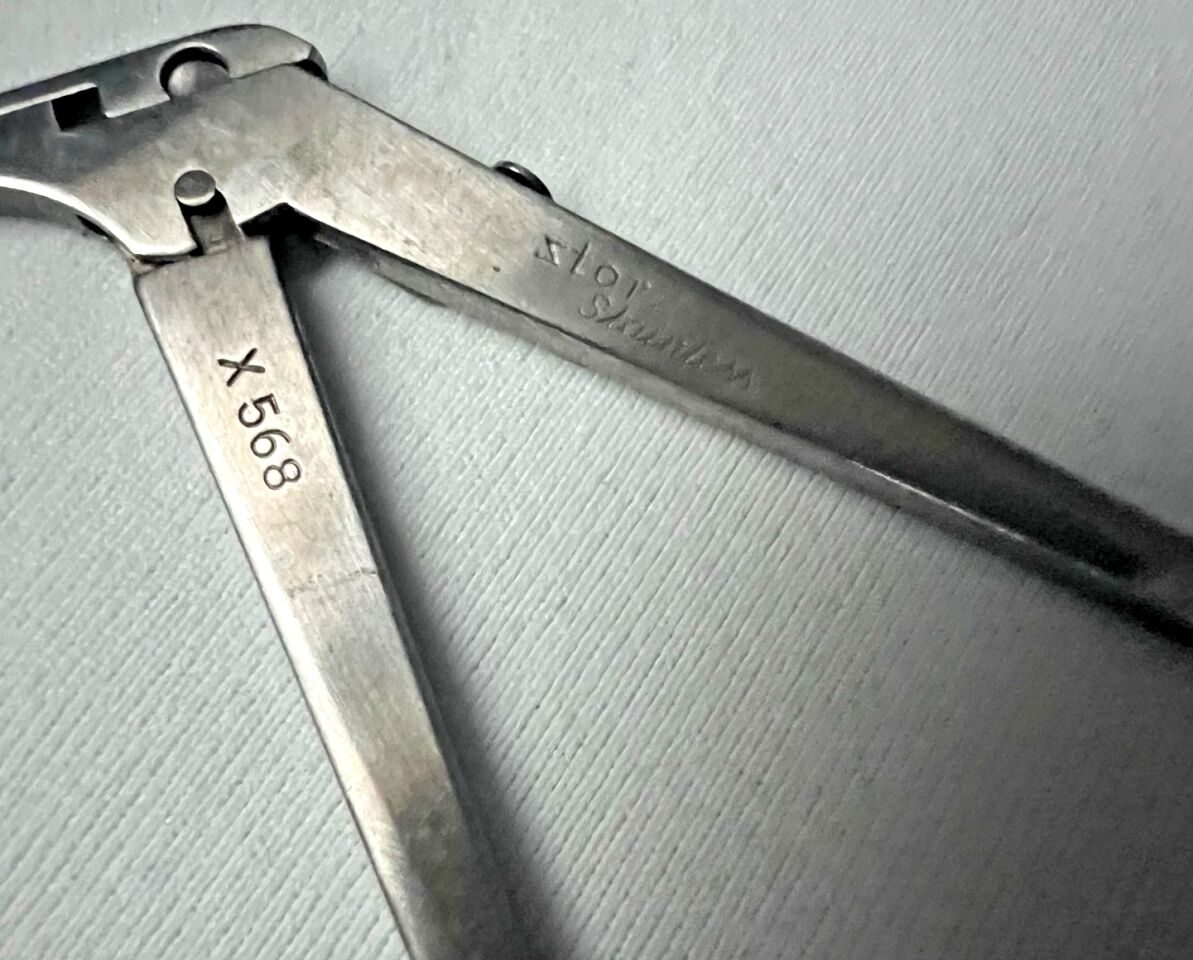 KARL STORZ Malleus Nippers ENT X568 X568 Micro House-Dieters Malleus Nipper 2mm Upcutting 5" Length — photo 4