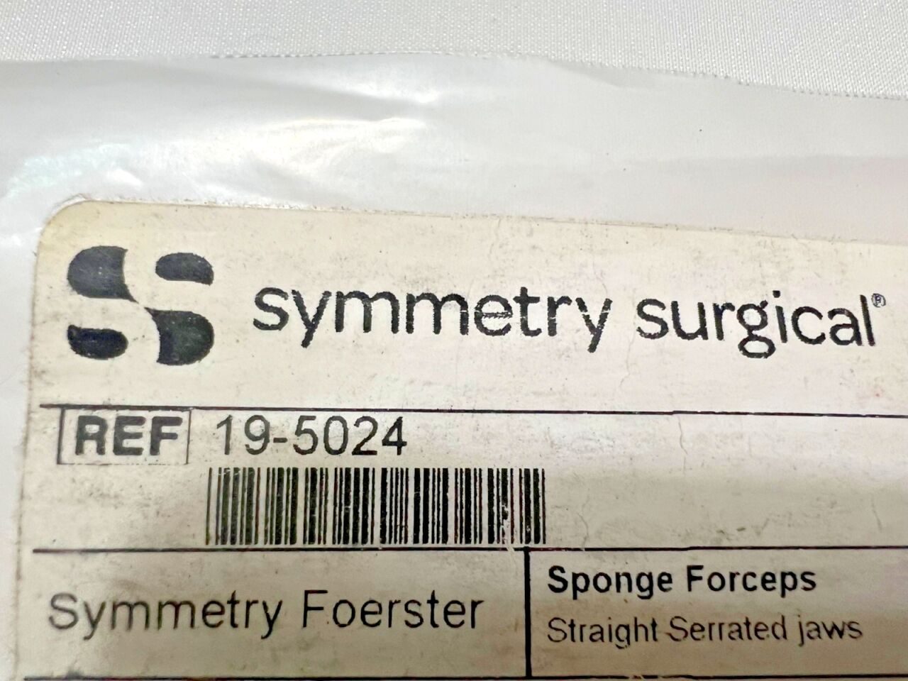 SYMMETRY SURGICAL 195024 Foerster Forceps Straight Serrated Jaws 9-3/4" Length — photo 3