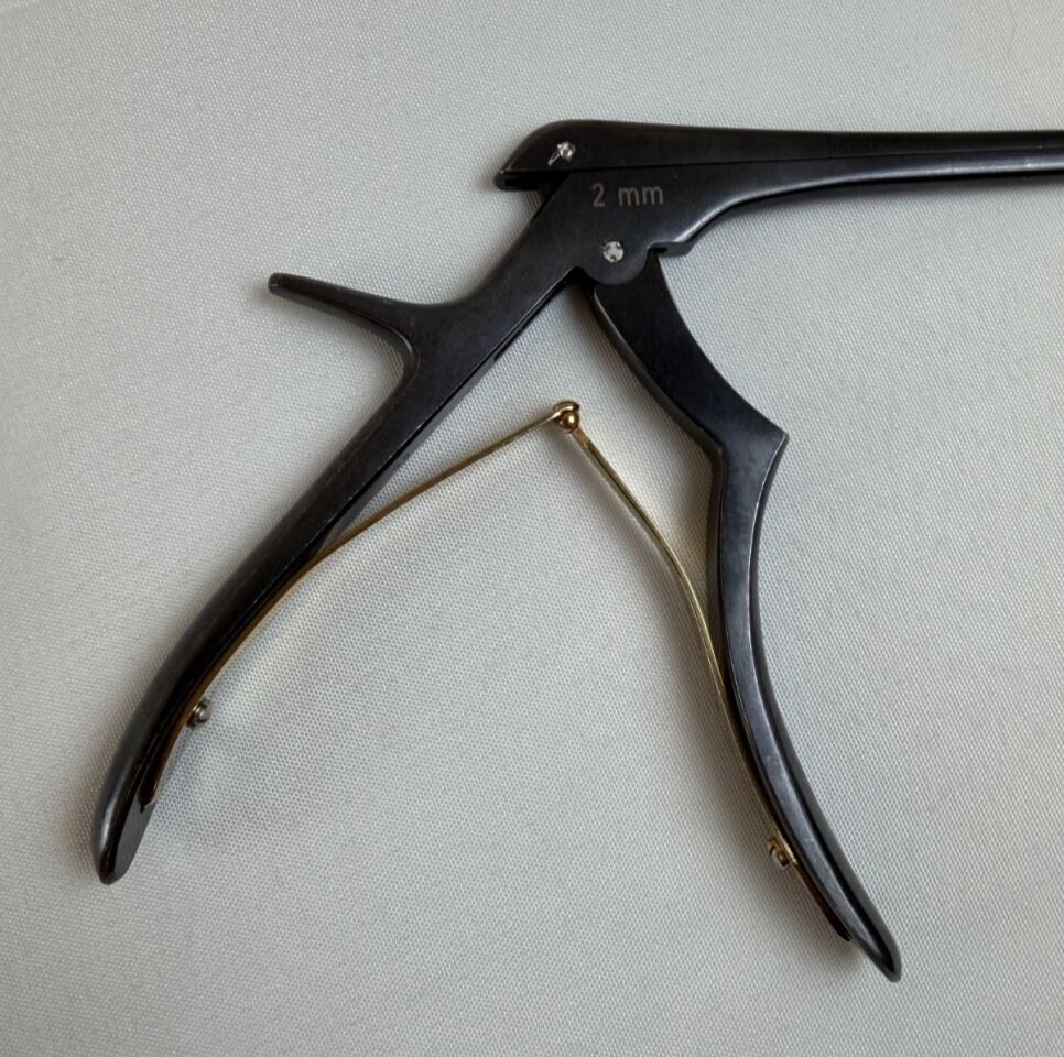 REDMOND RD4752 Diamond Micro Kerrison Rongeur 2mm x 40deg Up x 7" Thin FP Neuro — photo 5