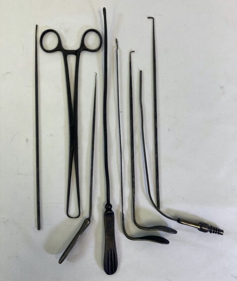 CODMAN 21 Piece Laser Anodized Blacked w/ Sterilization Tray OBGYN Instrument Set — photo 6