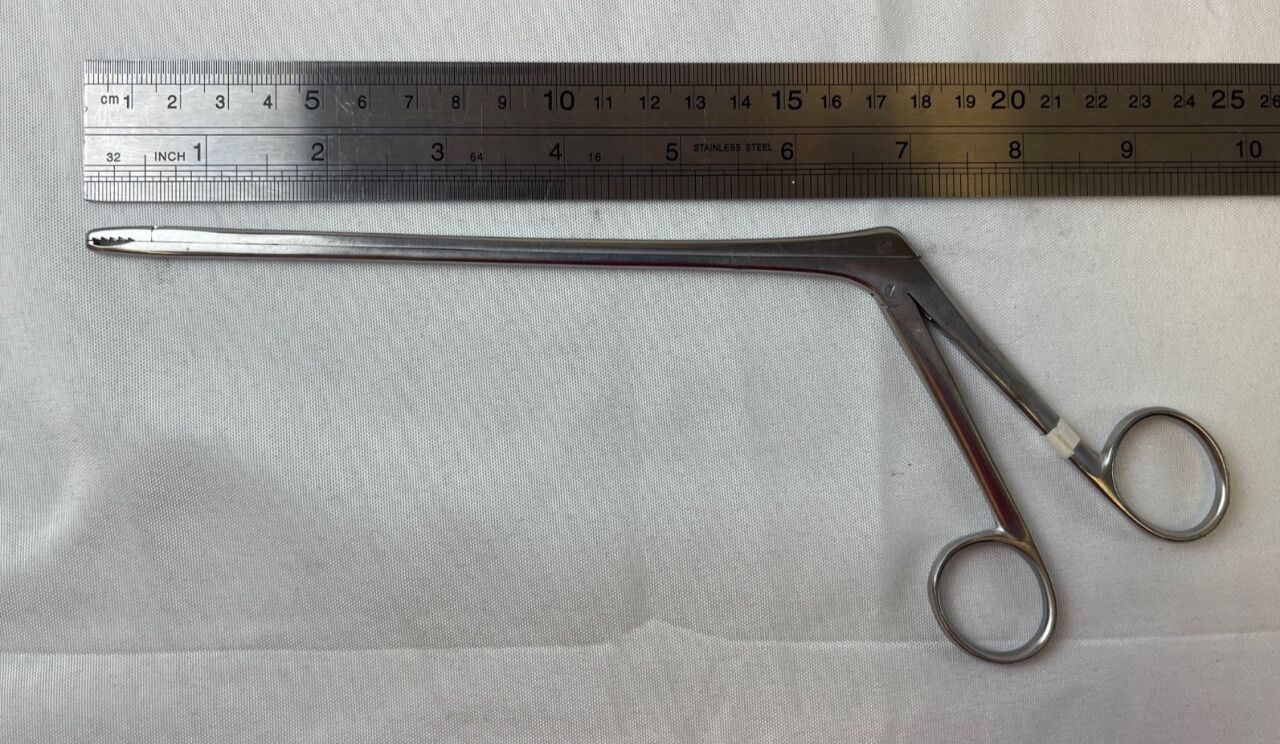 7" Serrated Top Jaw Cement Grasping Rongeur — photo 8